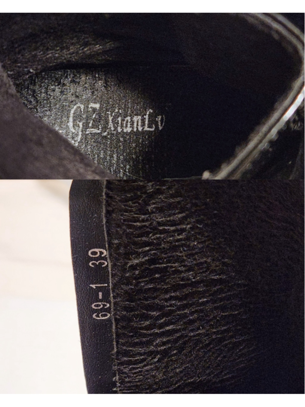 Black High Platform Silver Chain Accent Chunky Gothic Punk Ankle Boots 39/8 - Picture 10 of 12